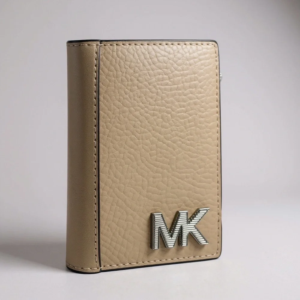 Michael Kors Hudson Pebbled Leather Card Case
